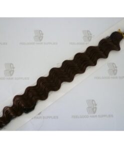 Euro texture hair extensions - 1g/strand - Any curl types - GradeAAA remy hair